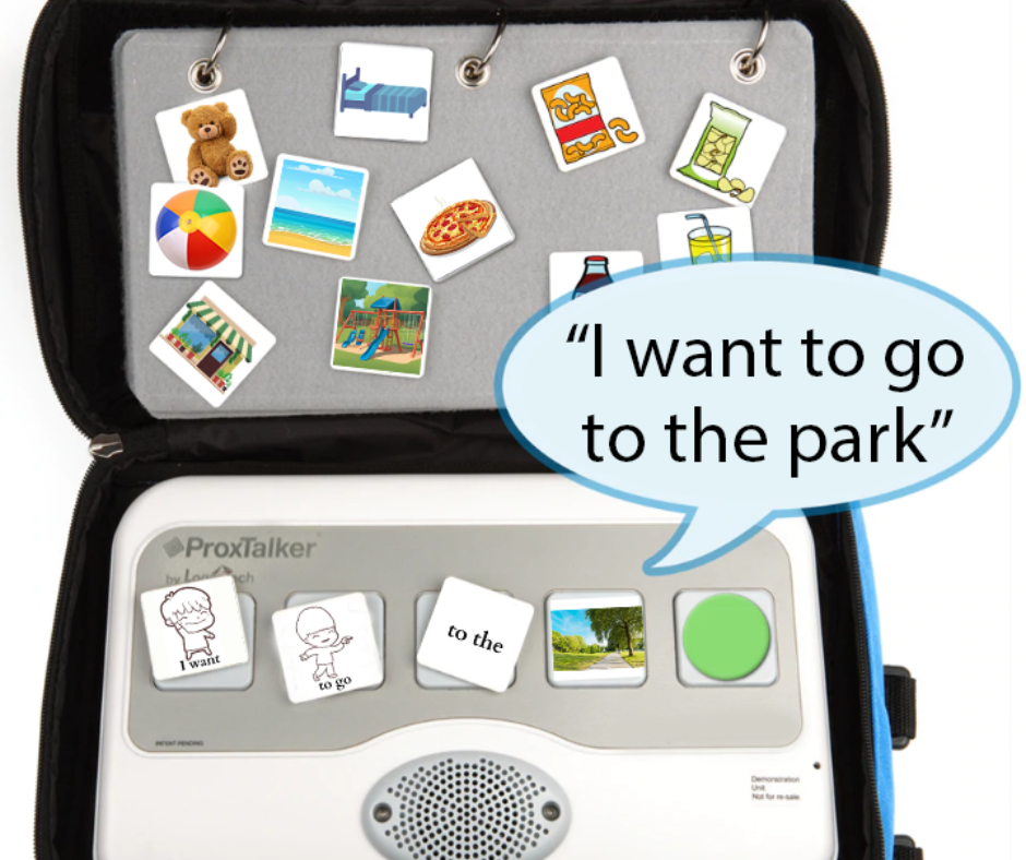 Logan® ProxTalker® Mid-Tech AAC Device – LoganTech Logan® ProxTalker® Mid-Tech AAC Device – LoganTech