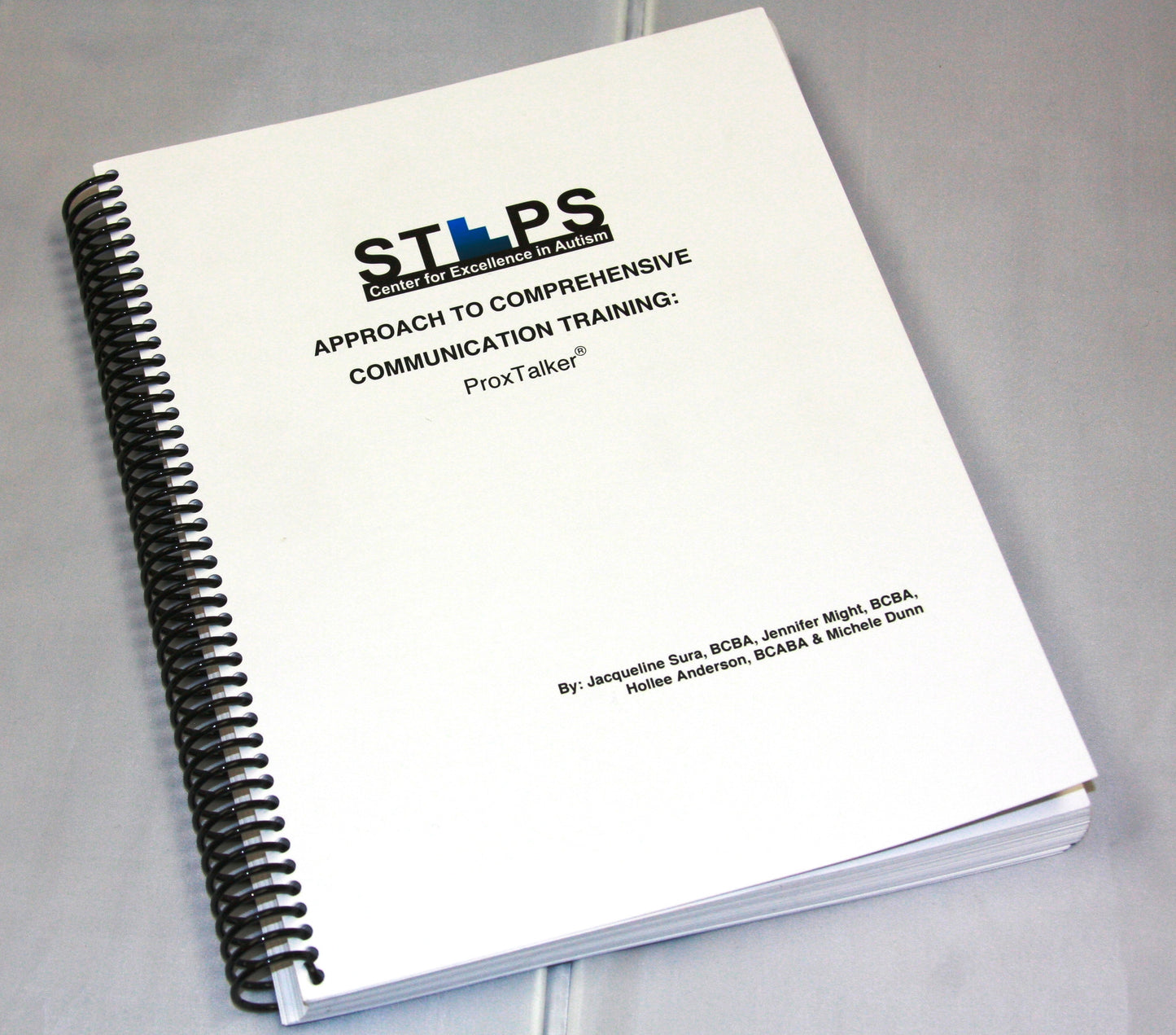 STEPS Manual - Approach to Comprehensive Communication Training with the ProxTalker