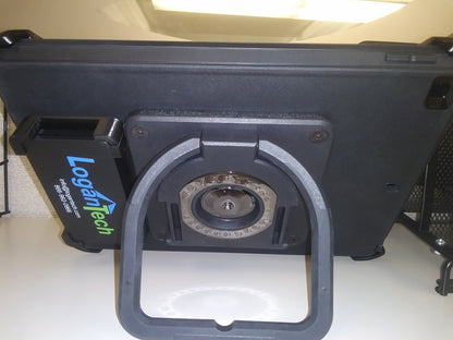 LogansVoice iPad mini case - on a desk