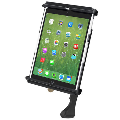 Quick Release Cradle, Tab-Lock, iPad mini 1-3 in Most Cases