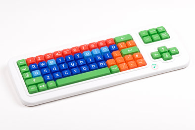 Computer Keyboard with different color keys 